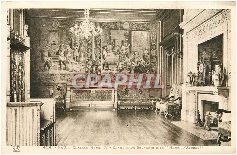 CPA PAU.Le Chateau Henri IV- du Souvenir dite "Henrid'Albret"