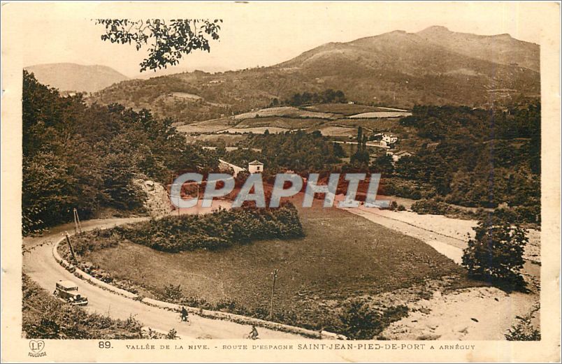 CPA Vallee de la Nive Route d'Espagne SAINT-JEAN-PIED-DE PORT A ARNEGUY