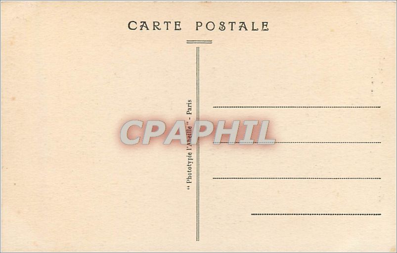 CPA PARIS-Notre dame — Verso