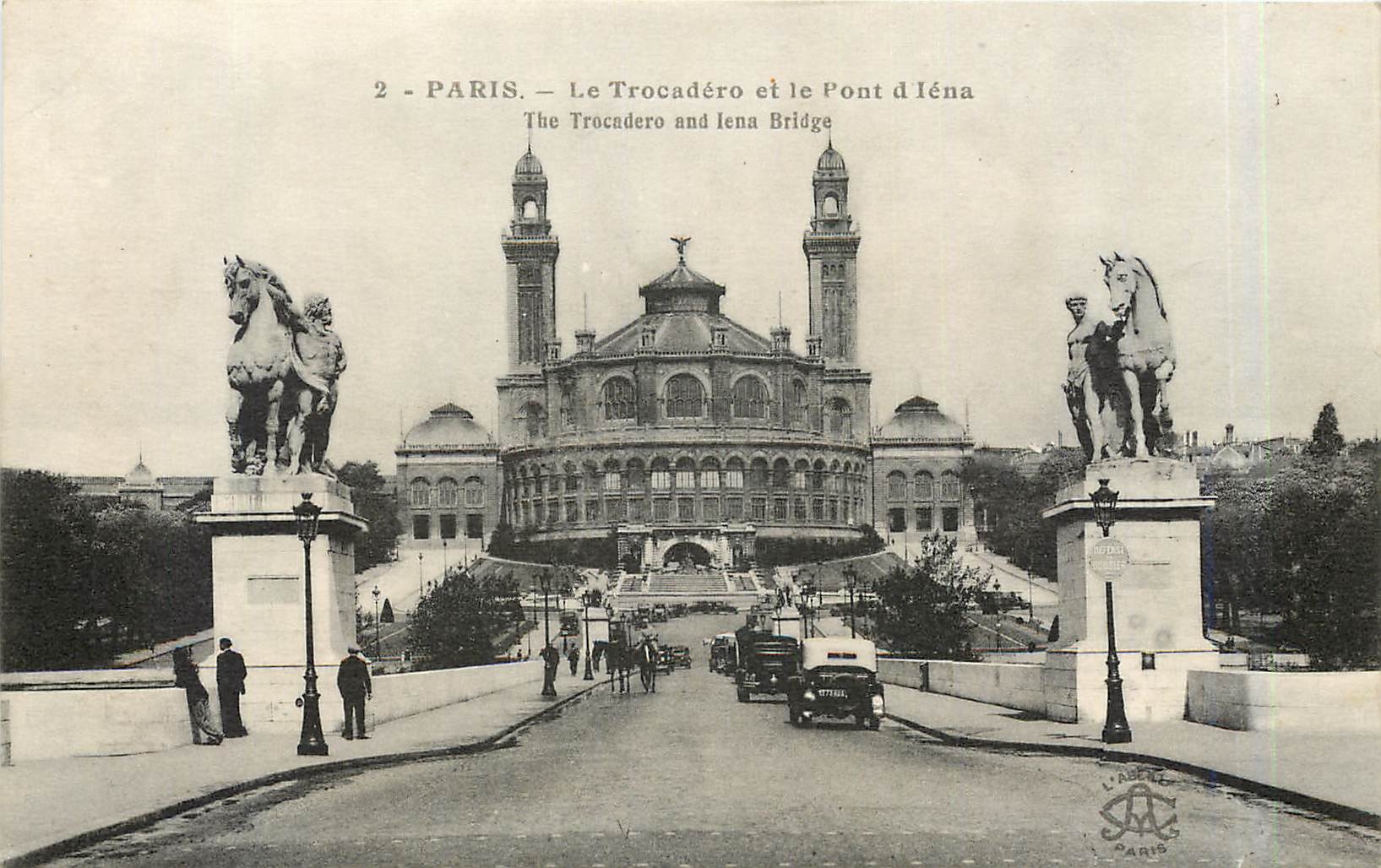 CPA PARIS-Le Trocadero et le Pont d Iena