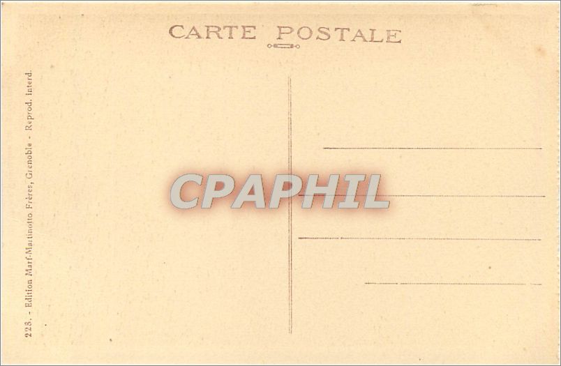 CPA 61- SAINT ETIENNE (Loire)-Le Palais de Justice — Back