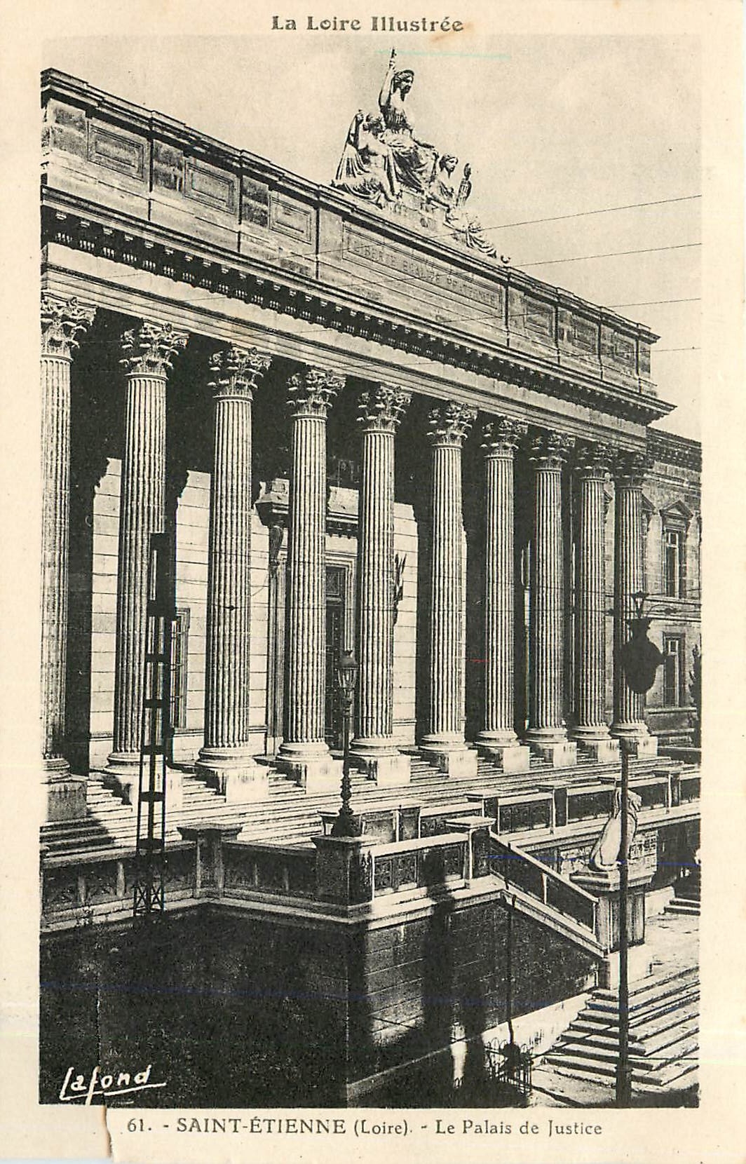CPA 61- SAINT ETIENNE (Loire)-Le Palais de Justice