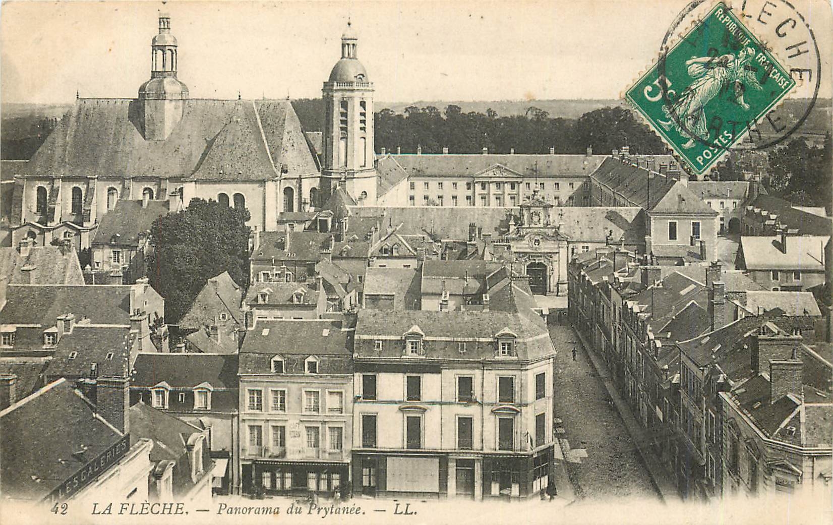 CPA 42 LA FLECHE-Panorama du Prylanée