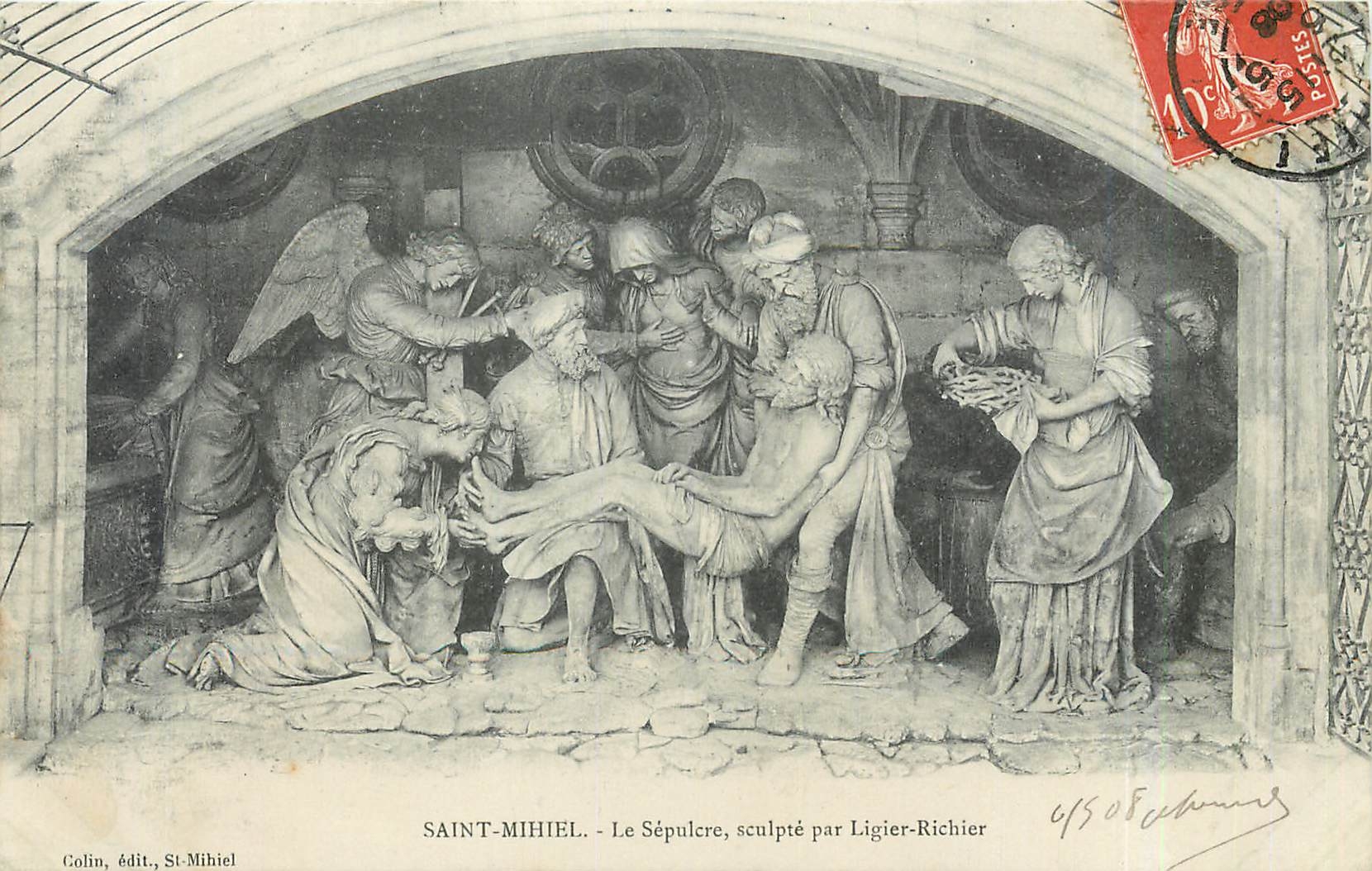 CPA SAINT MIHIEL- Le Sépulere  sculpté par Ligier-Richier
