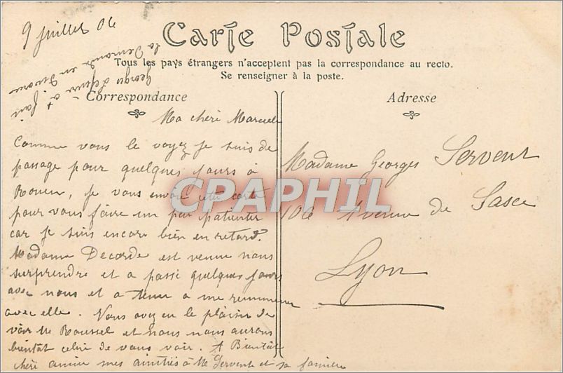 CPA bon-secour-L'Eglise Notre Dame — Verso