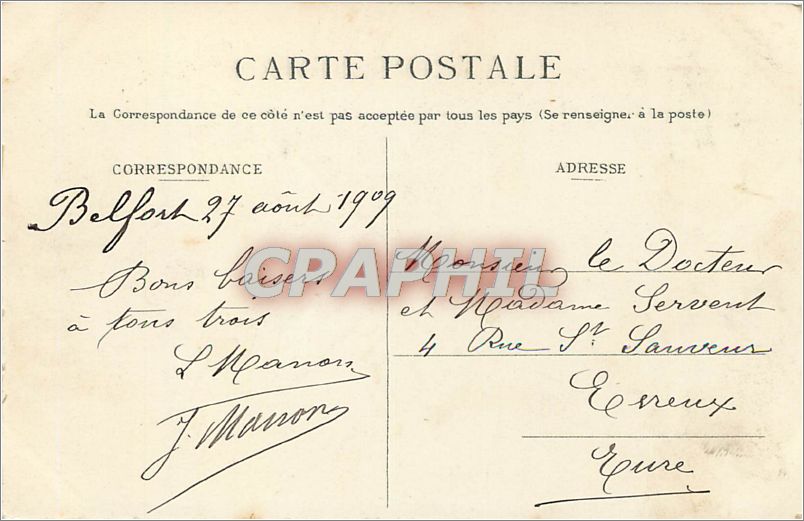 CPA Le Lion de Belfort oeuvre de Baholdi il mesure 22m  de longueur et 11 m de hauteur.Vu de prs ce  — Rückseite