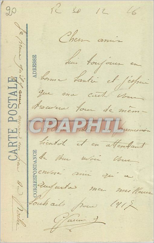 CPA GUERRE EUROPEENNE 1915-1914 Le crime de Reims — Rückseite