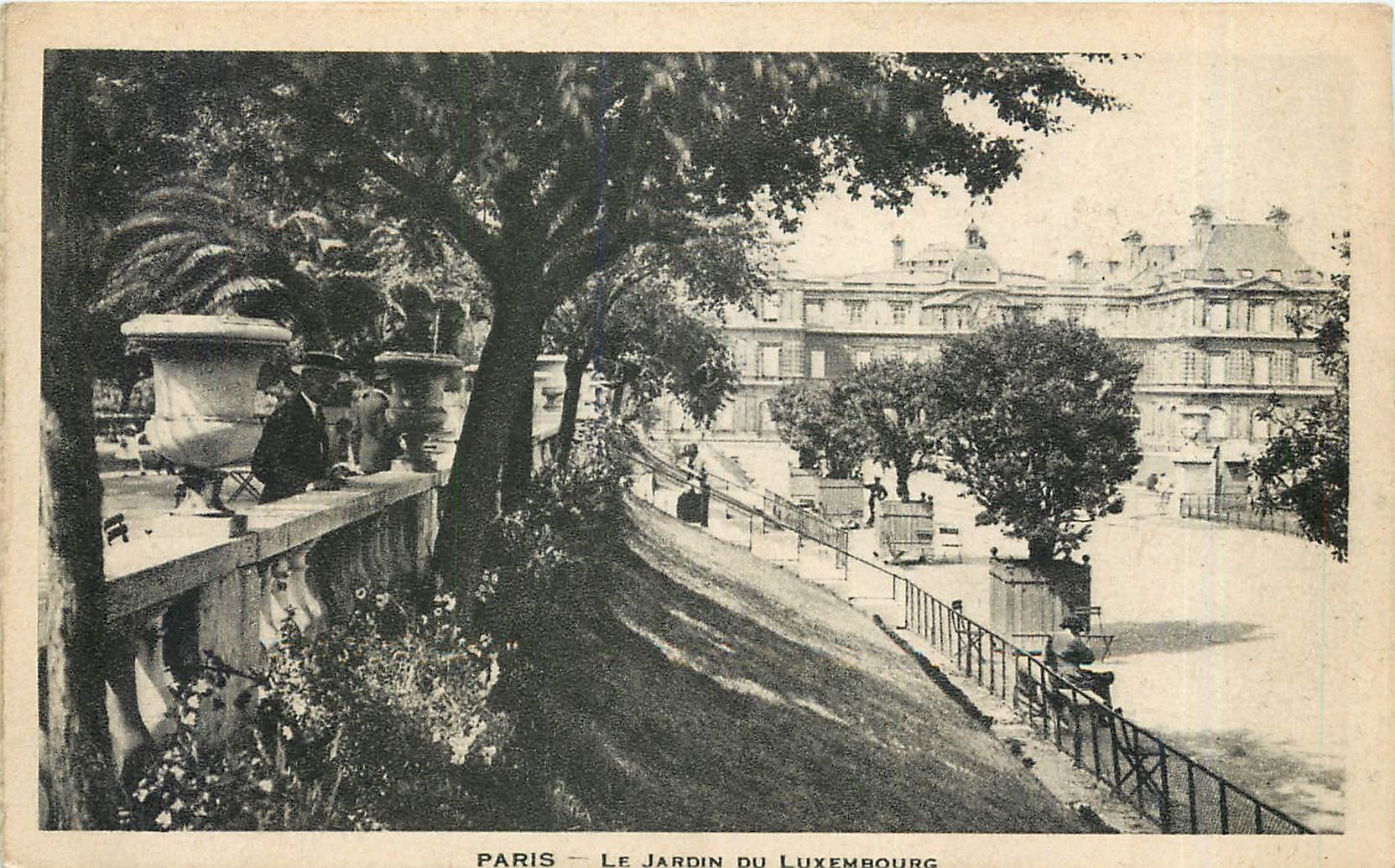 CPA paris-Le jardin du Luxembourg