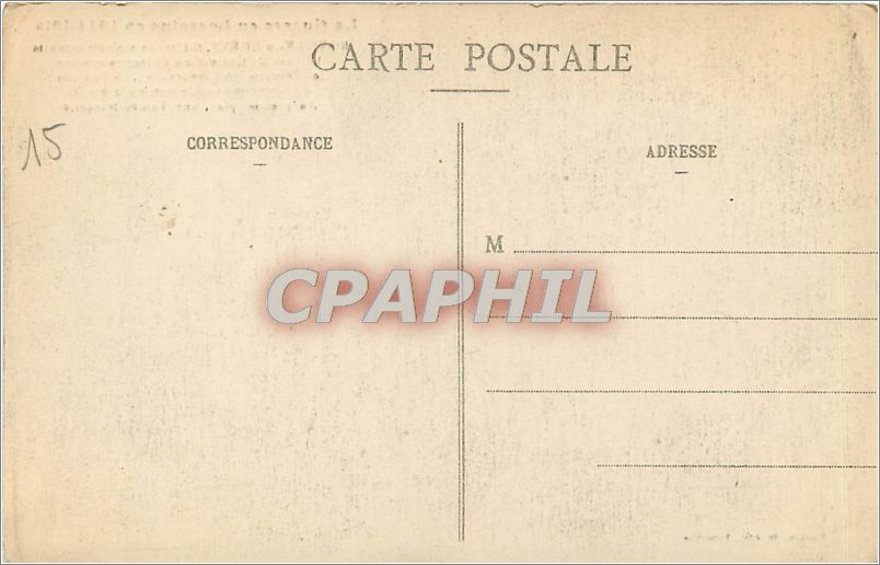 Roville-sur-Chêne — Le Parc du Château, théâtre de violents combats — éditeur Bantin, 18, édit., Lunéville — Verso