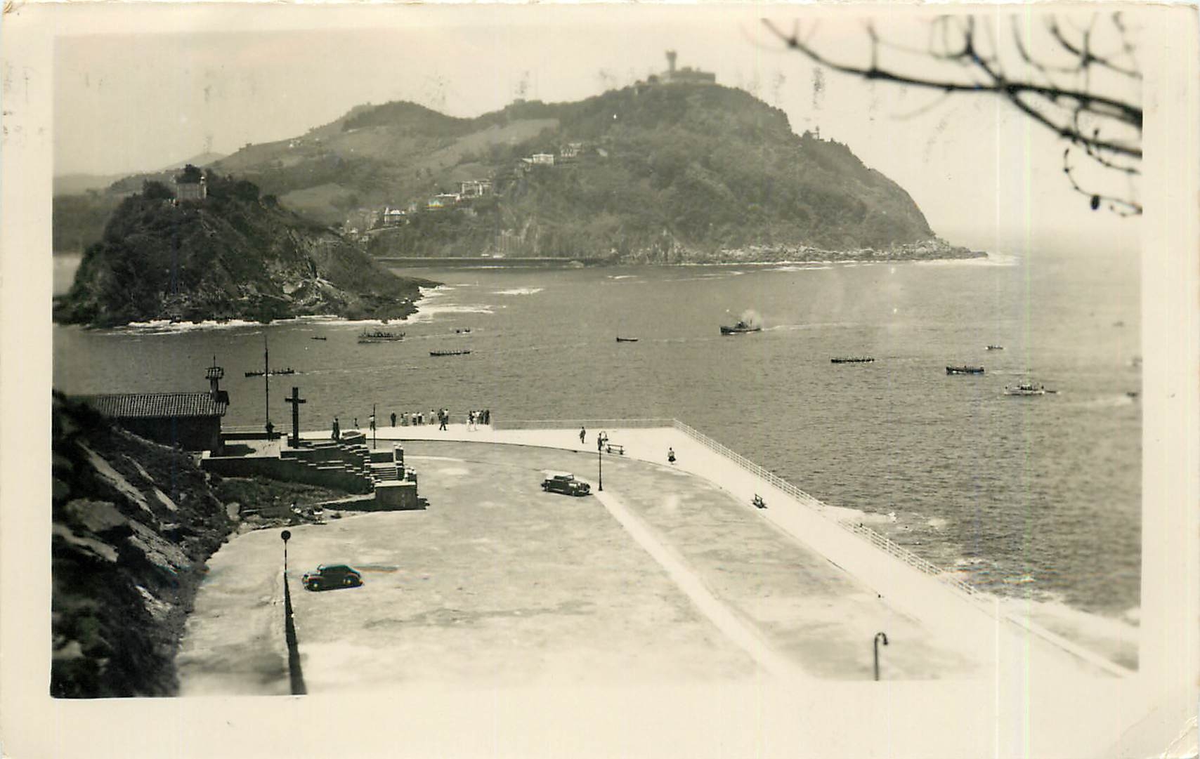 CPA SAN SEBASTIAN.Entrée à la baie