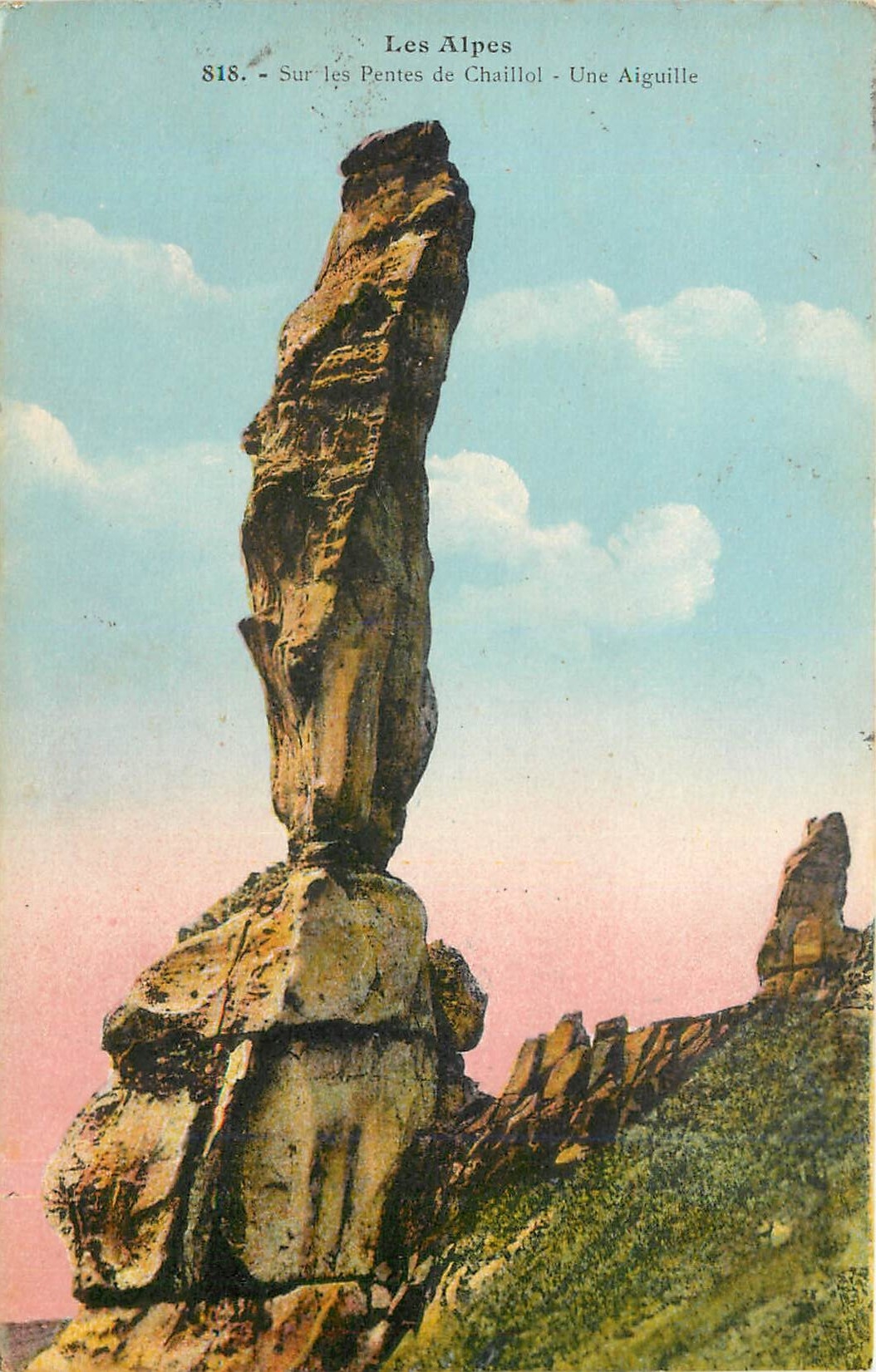CPA Les Alpes.818. Sur les Pentes de Chaillol-Une Aiguille