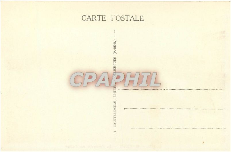 CPA VICHY (Allie) Le Nouveau Pont — Verso