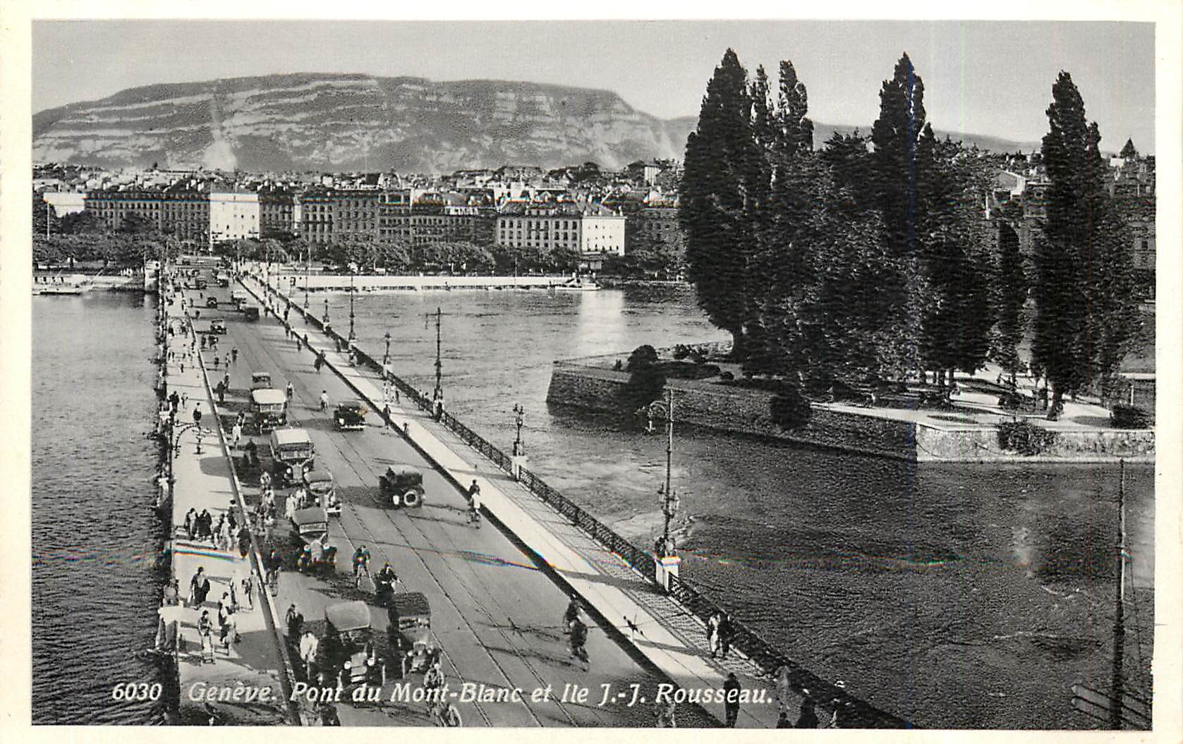 CPA Geneve.Pont du Mont-Blanc