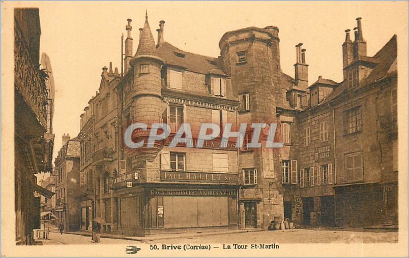 CPA Brive (Correze)-La Tour St Martin