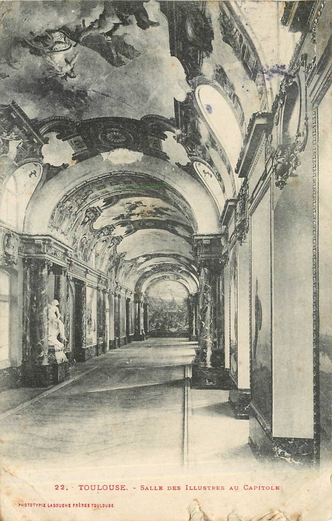 Toulouse - Salle des Illustres au Capitole — Phototypie Labouche Frères Toulouse, n°22