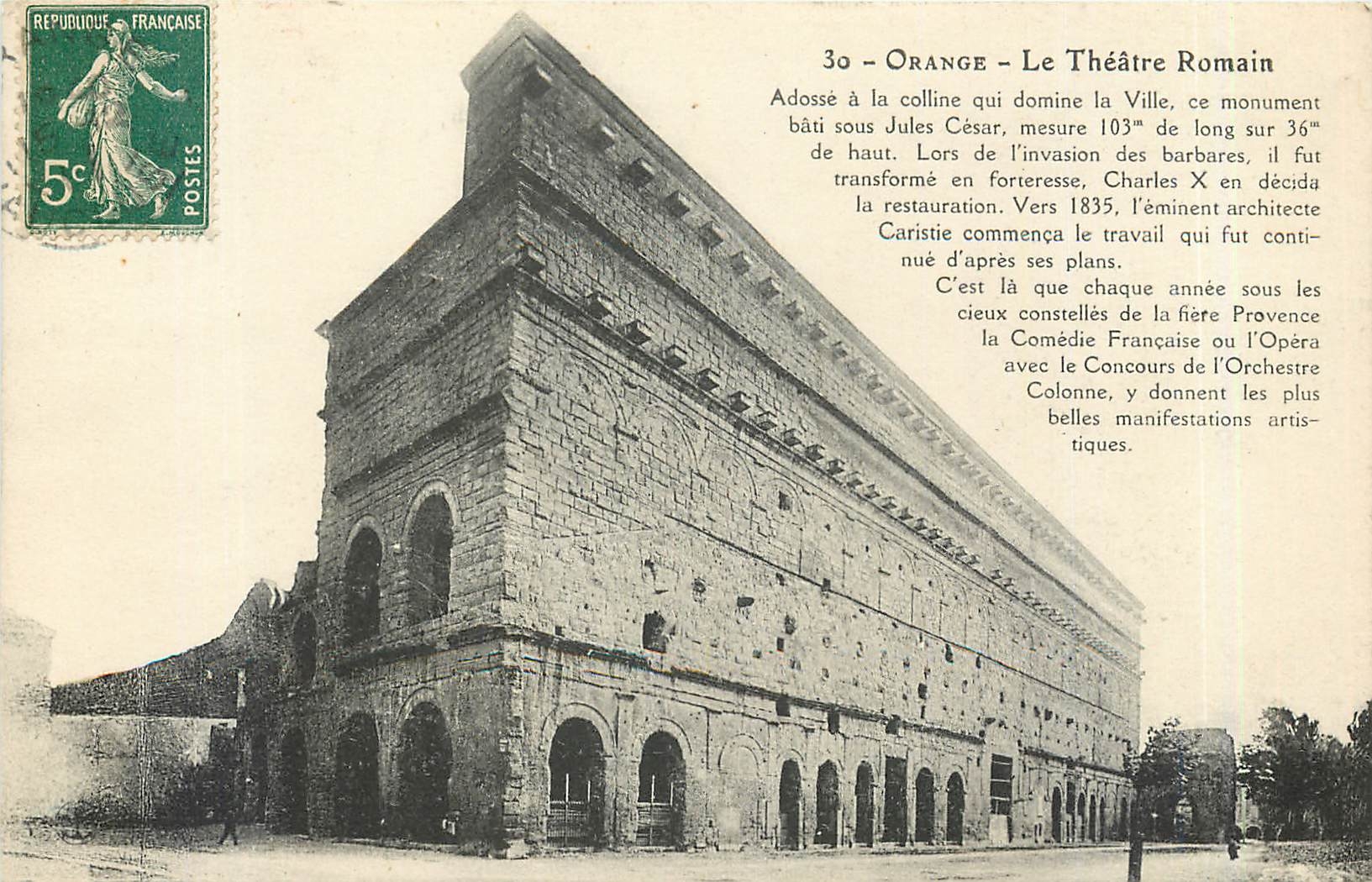 CPA ORANGE-LE THEATRE ROMAIN