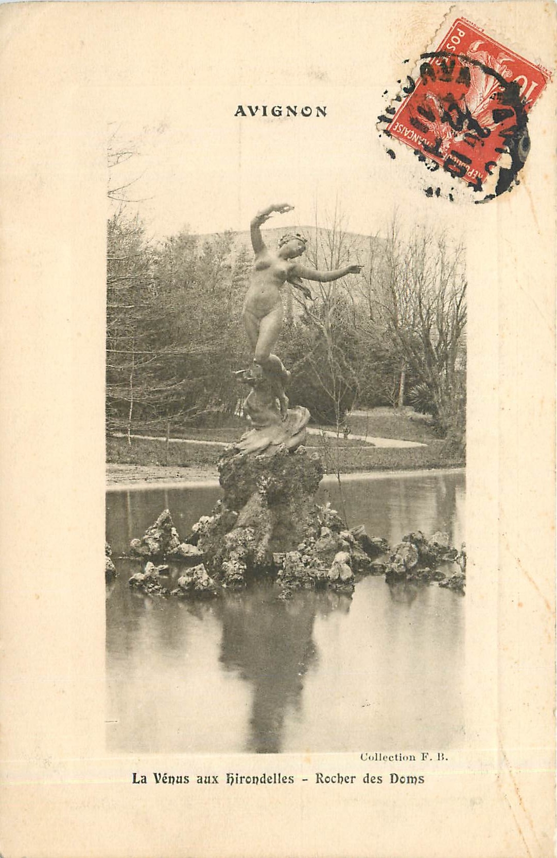 CPA La Venus aux hirondelles-rocher des Doms