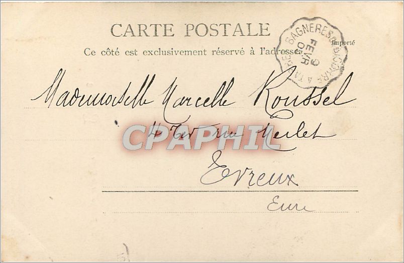 CPA LOURDES-La Basilique et la Grotte — Verso