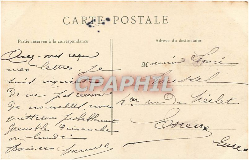 Grenoble - Les Quais et le Massif du Moucherotte — éditeur non visible, n° de série non lisible — Verso
