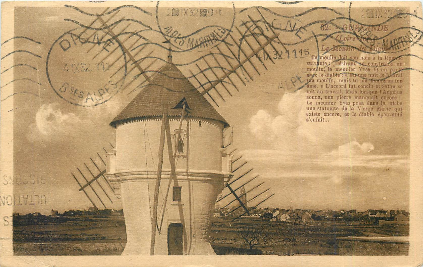 CPA Guerande (Loire-Le Moulin du Diar)