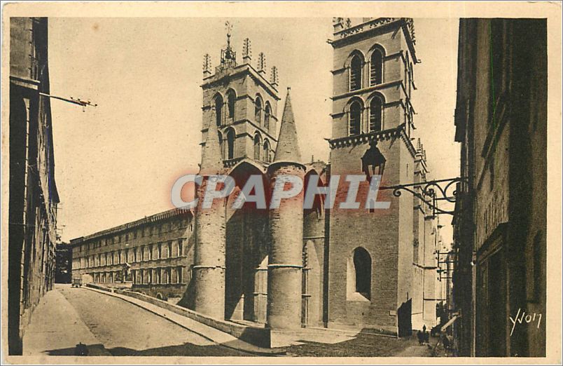 CPA MONTPELLIER.La cathédrale Saint Pierre et la faculté de medeine