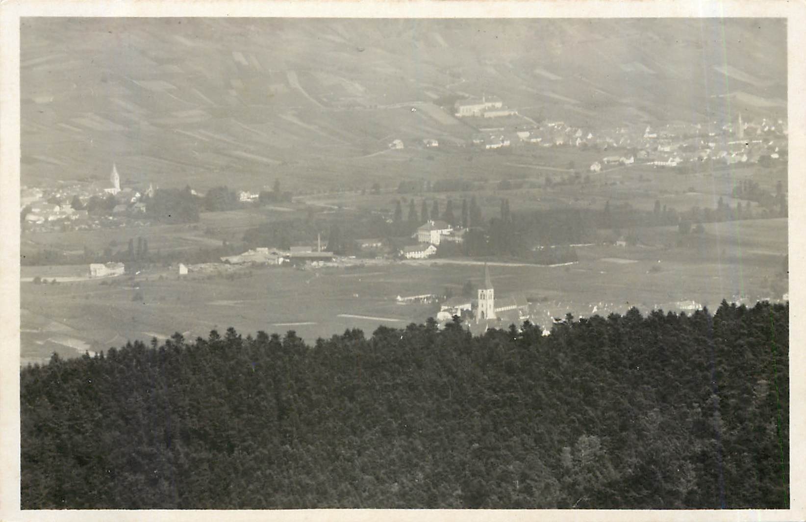 Trois-Epis — La plaine d'Alsace vue du Galz — Édition La Coupée, Strasbourg