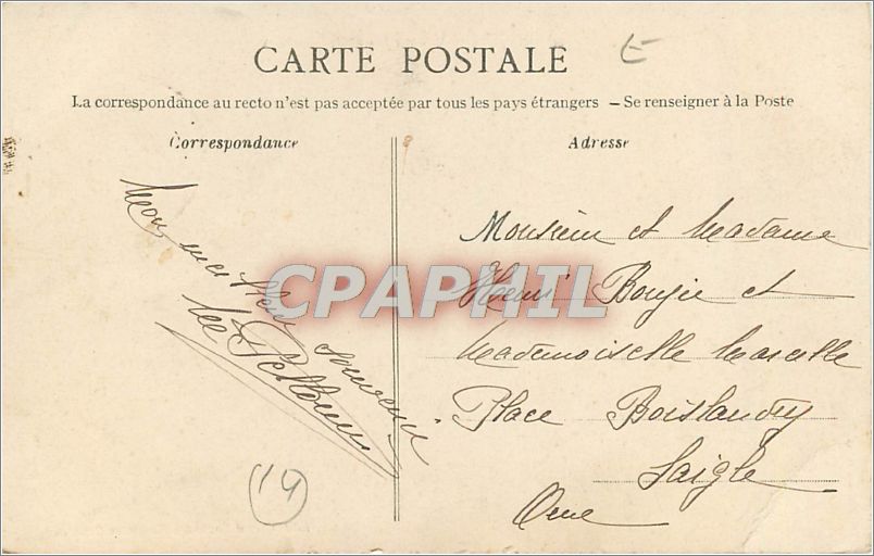 CPA ALECON- Vue prise de la Sarthe — Rückseite