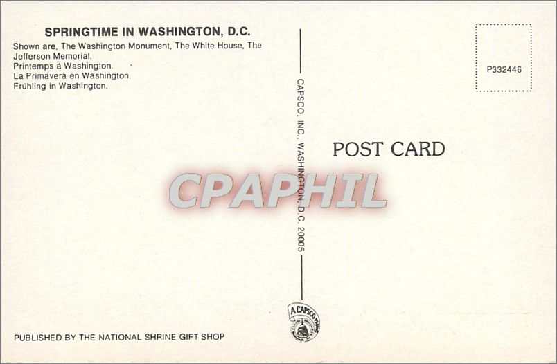 CPA Printemps a Washington — Back