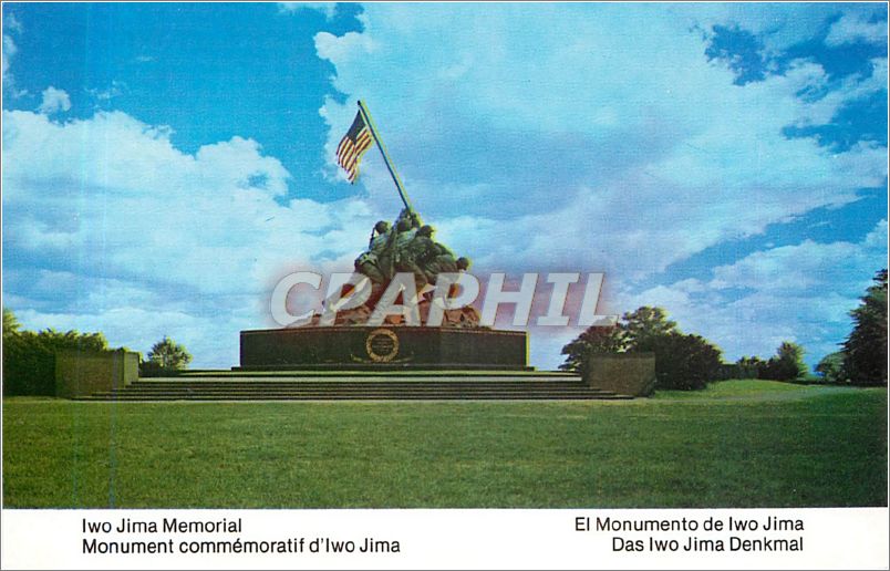 CPA Monument commemoratif d'Iwo Jima