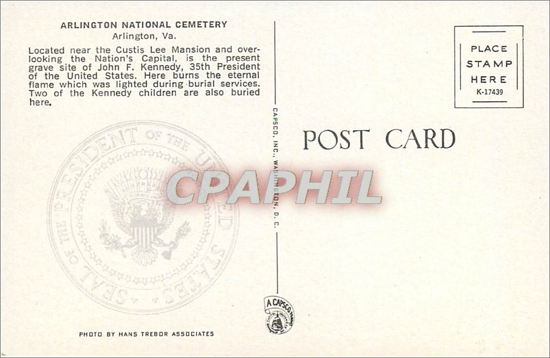 CPA Kennedy Gravesite — Back