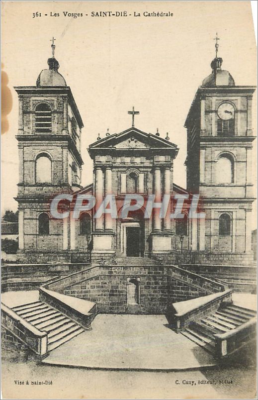CPA Les Vosges-SAINT-DIE-La Cathedrale