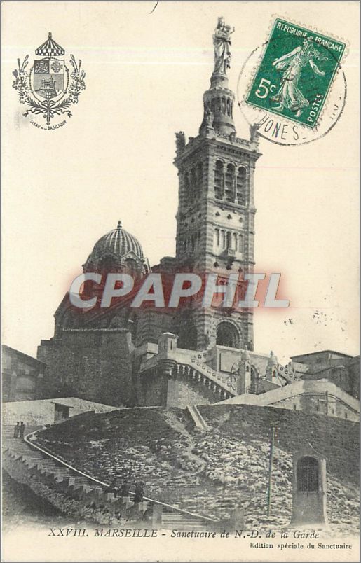 CPA MARSEILLE-Sanctuaire de N D de la gaede