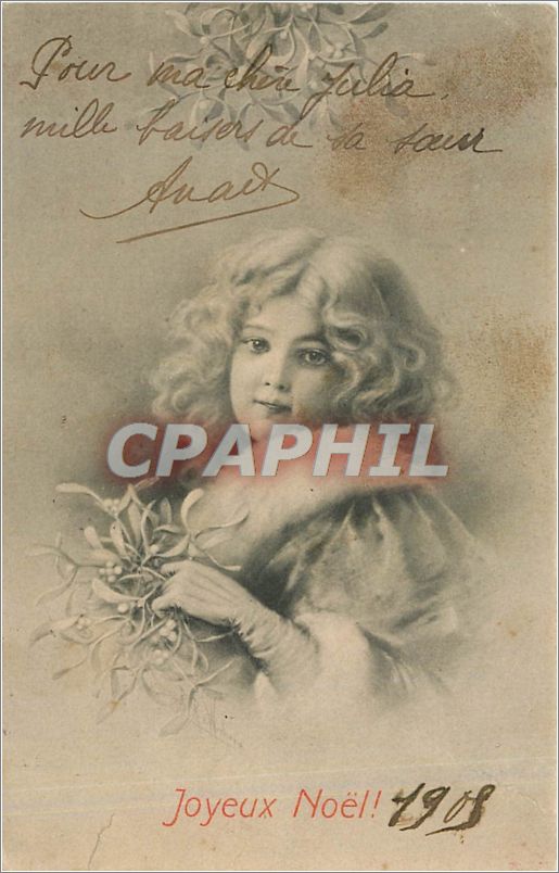 CPA VŒUX Enfant