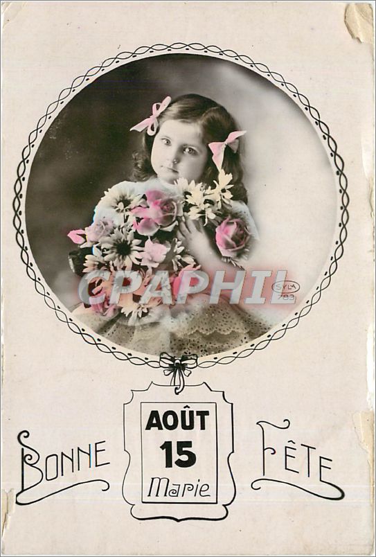 CPA VŒUX Enfant
