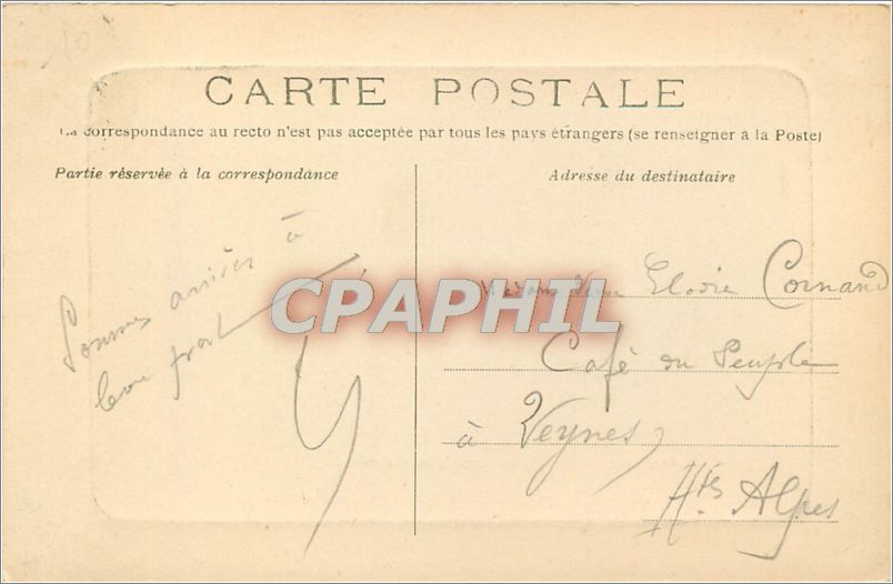 CPA MARSEILLE-Jardin Zooligique-Les Flamants roses — Rückseite