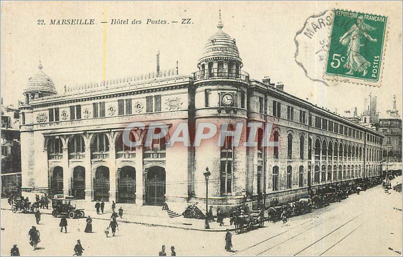 CPA MARSEILLE-Hotel des postes