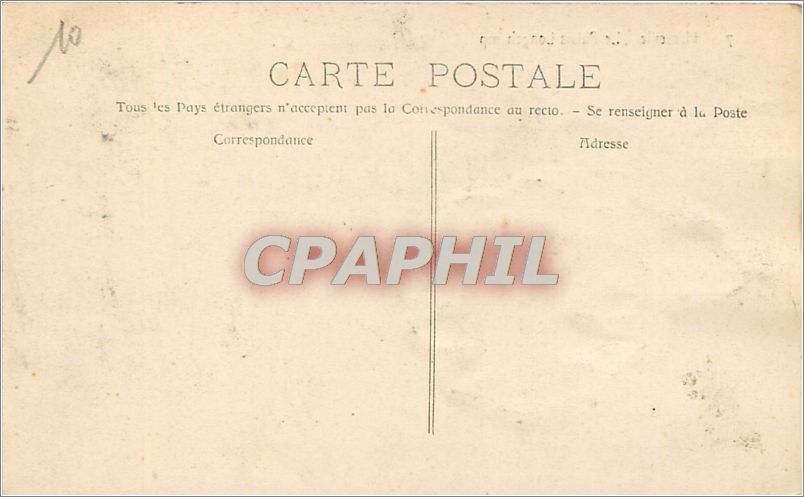 CPA MARSEILLE-Le palais longchamp — Rückseite