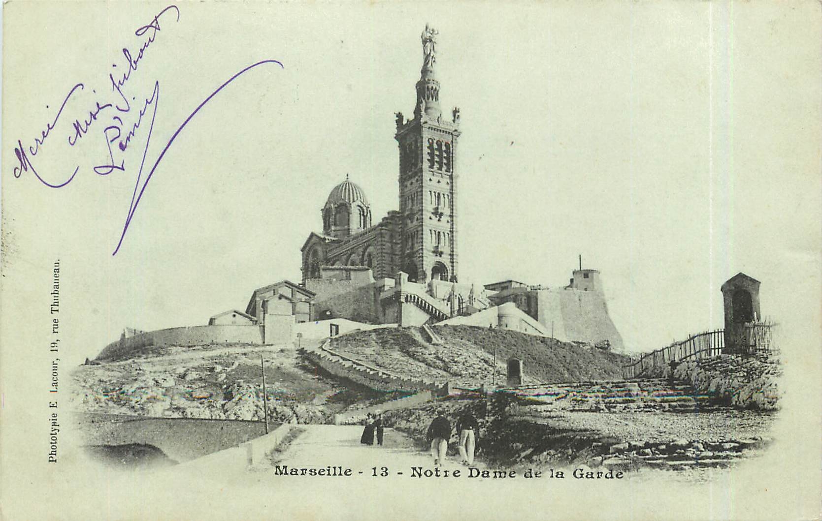 CPA MARSEILLE 13- Notre Dame de la garde