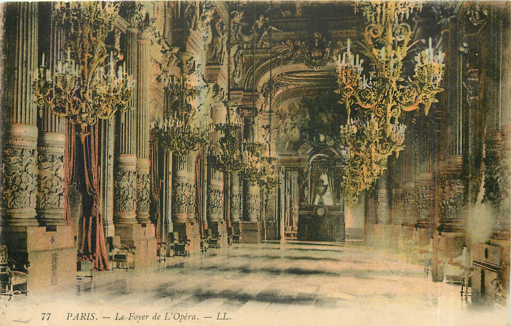 CPA PARIS-Le Foyer de l'Opera-LL