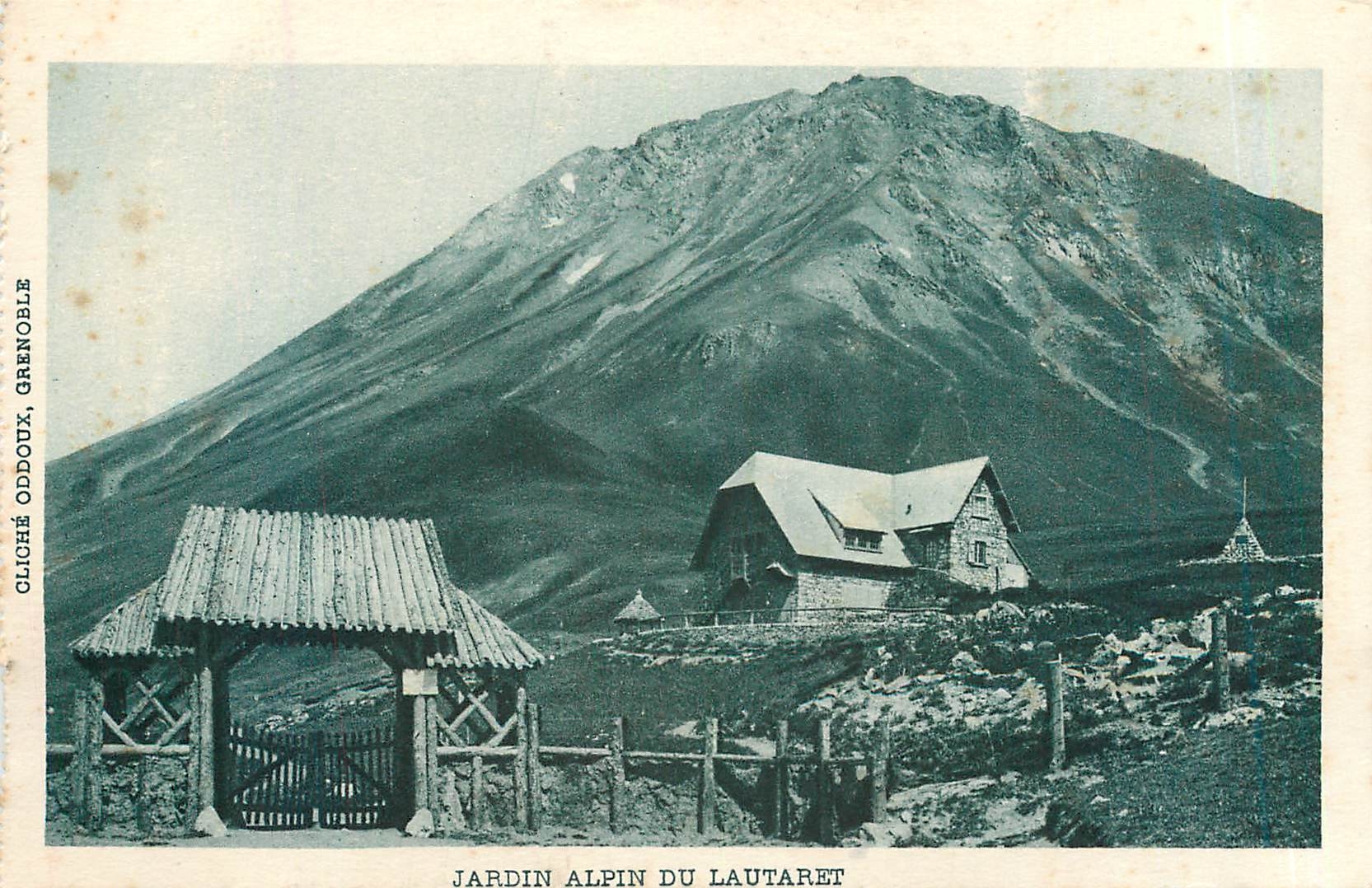 CPA JARDIN ALPIN DU LATARET