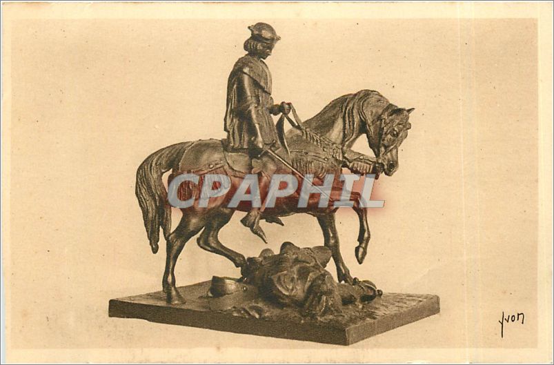 CPA LA DOUCE FRANCE-ORLEANS(Loiret)  Interieur de l'Hotelde Ville.tatuette de Jeanne d'Arc a Cheval 