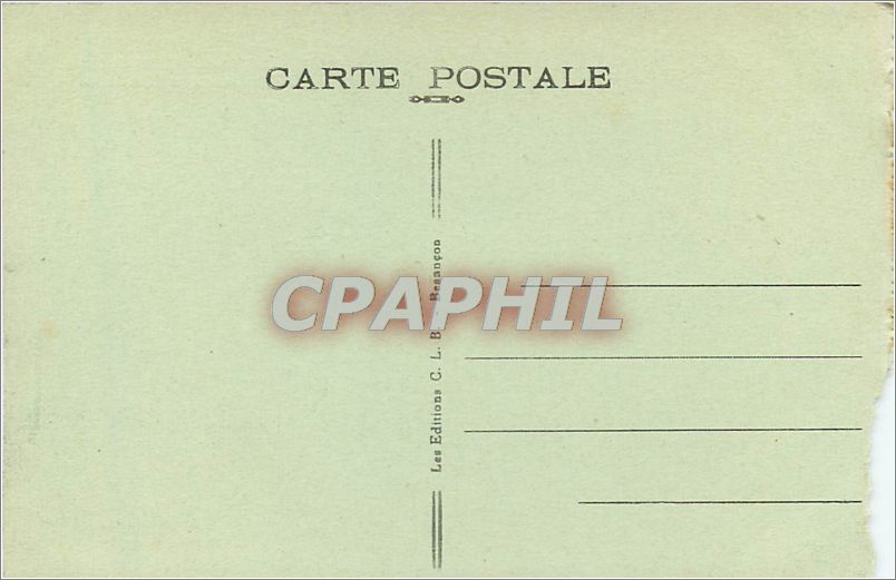 CPA 21867-LONS-LE-SAUNIER(JURA)L'Etab lissement Thermal — Rückseite