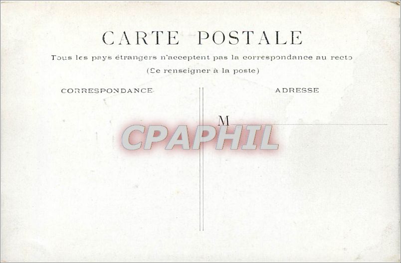 CPA PARIS-La madeleine — Rückseite