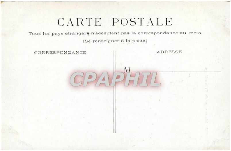 CPA PARIS-Monument de Victor-Hugo — Rückseite
