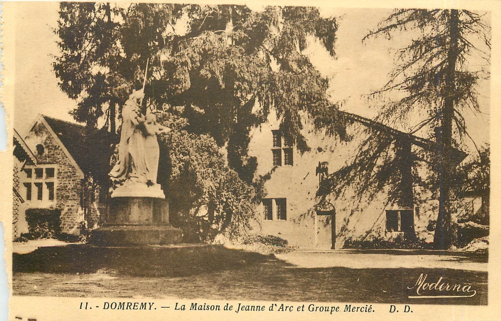 Domrémy — La Maison de Jeanne d'Arc et Groupe Mercié — Moderna