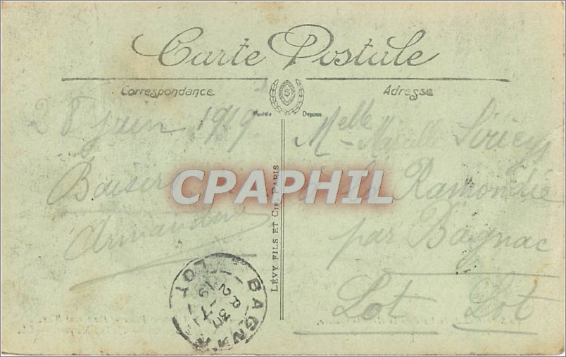 CPA La signature de la Paix de la Grande Guerre.Versailles-Galerie des Glaces — Verso