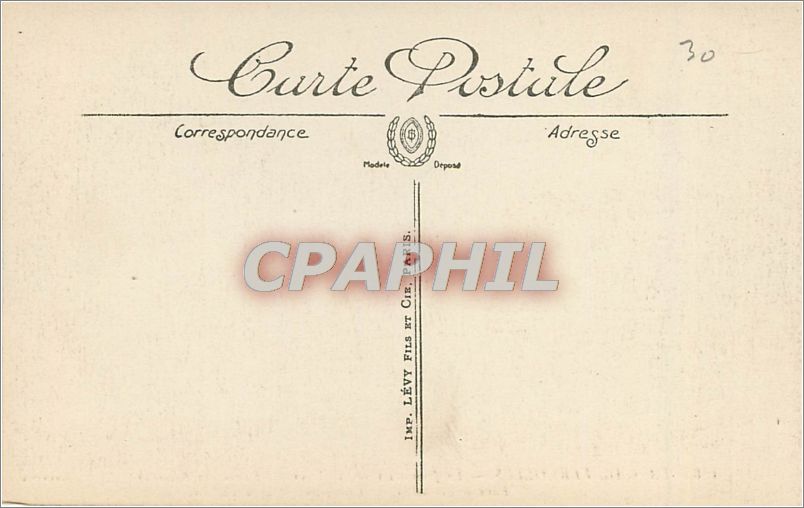 CPA PARC DE VERSAILLES. Le jour des Grandes Eaux-Bassin des Rocailles — Rückseite