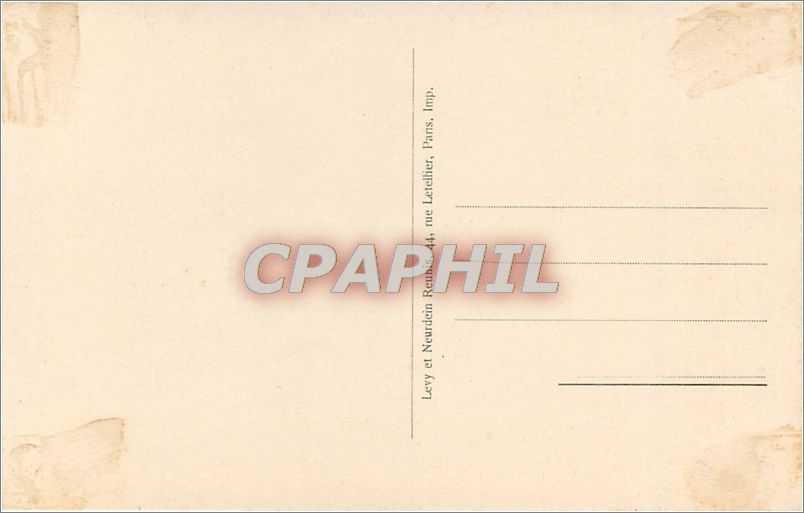 CPA palais de vesailles — Verso