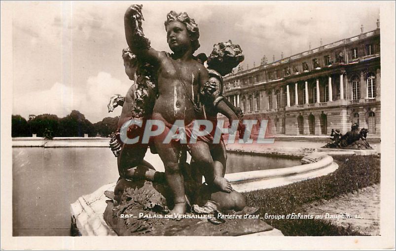 CPA PALAIS DE VESAILES Pariere d'eau