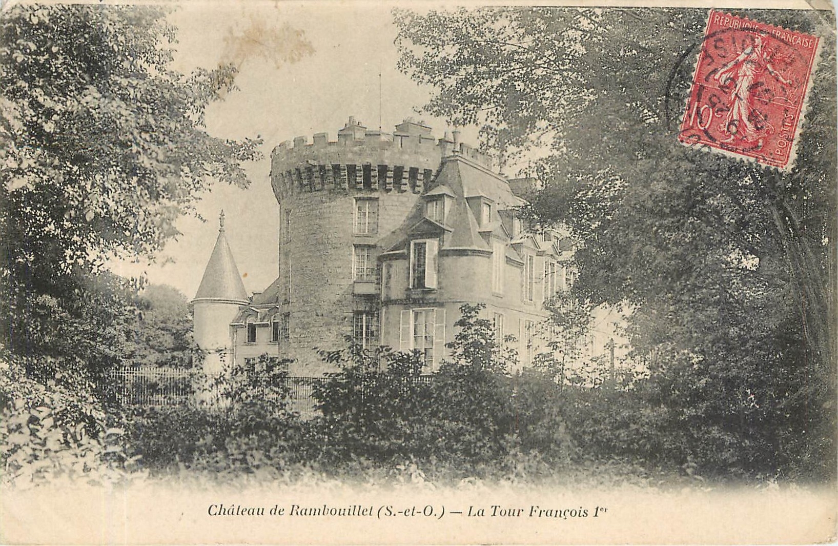 CPA Chateau de Rambouillet (S et O)-La tour francois 1er